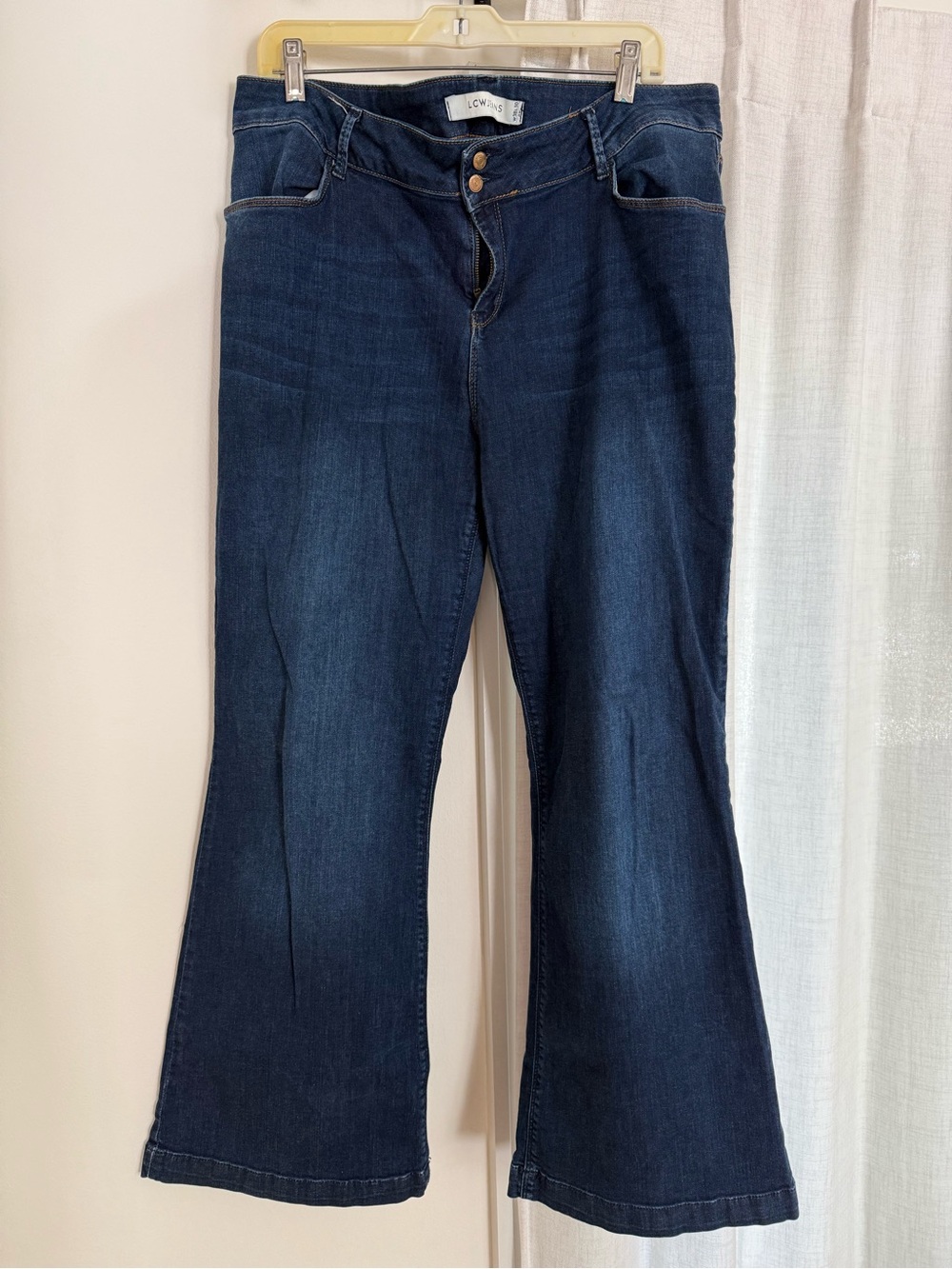Dark Blue Women's Flared Jeans